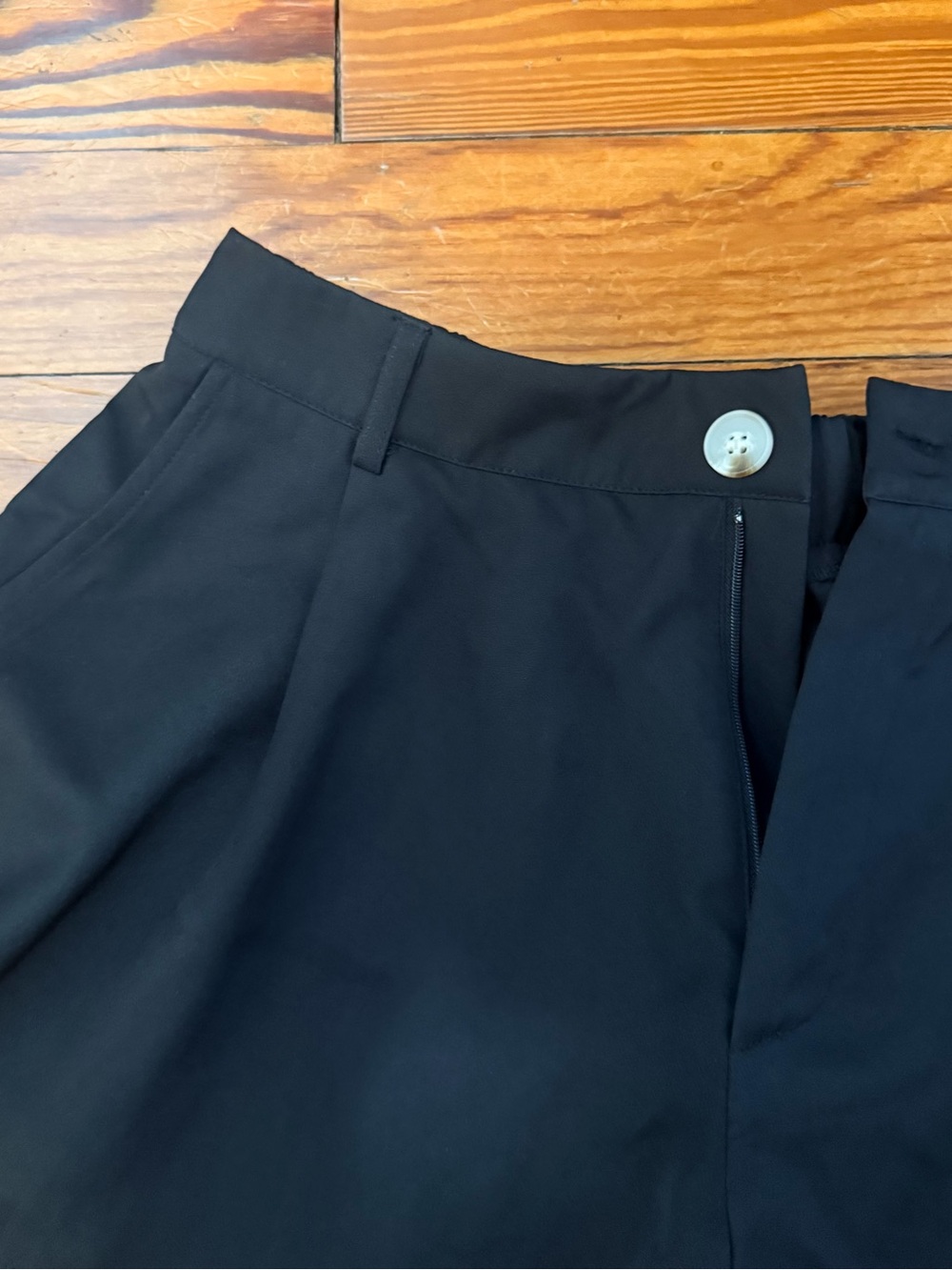 women's Black Dress Shorts